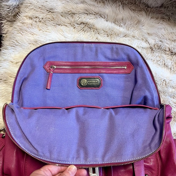 Hayden Harnett Raspberry Dome Satchel - Picture 8 of 9